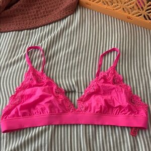 SKIMS Pink Triangle Bralette Intimates